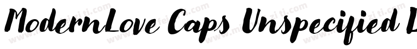 ModernLove Caps Unspecified Didact字体转换